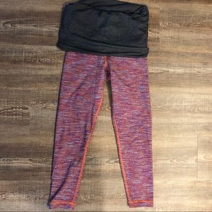 Fold over lululemon leggings